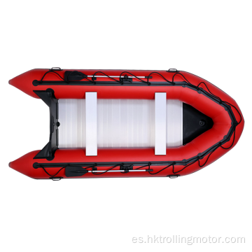 Persona de 2.7 m de pesca Mat de casco Barco inflable de aluminio